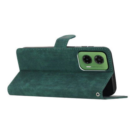 For Motorola Moto G35 5G Case with Card Clots Skin-Touch PU Leather Phone Cover Stand