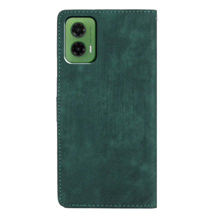For Motorola Moto G35 5G Case with Card Clots Skin-Touch PU Leather Phone Cover Stand