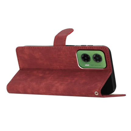 For Motorola Moto G35 5G Case with Card Clots Skin-Touch PU Leather Phone Cover Stand