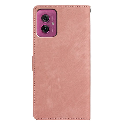 For Motorola Moto G55 5G Case with Card Clots Skin-Touch PU Leather Phone Cover Stand