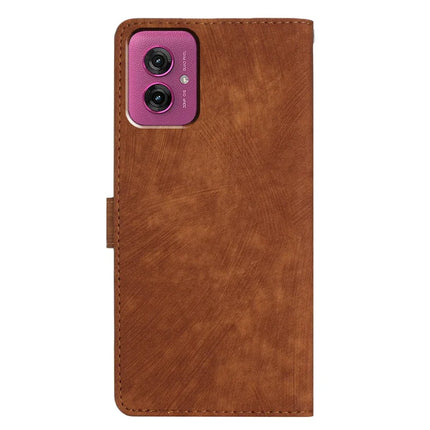 For Motorola Moto G55 5G Case with Card Clots Skin-Touch PU Leather Phone Cover Stand
