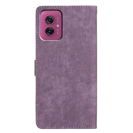 For Motorola Moto G55 5G Case with Card Clots Skin-Touch PU Leather Phone Cover Stand