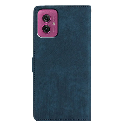 For Motorola Moto G55 5G Case with Card Clots Skin-Touch PU Leather Phone Cover Stand