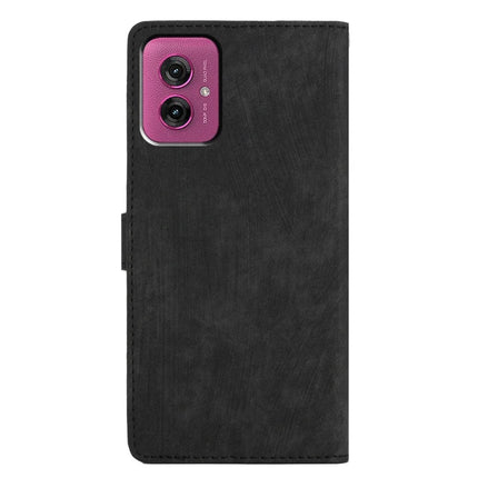 For Motorola Moto G55 5G Case with Card Clots Skin-Touch PU Leather Phone Cover Stand