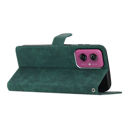 For Motorola Moto G55 5G Case with Card Clots Skin-Touch PU Leather Phone Cover Stand