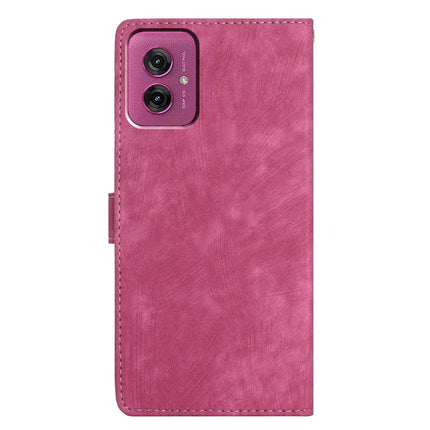 For Motorola Moto G55 5G Case with Card Clots Skin-Touch PU Leather Phone Cover Stand