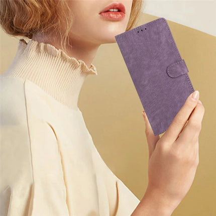 For Google Pixel 9a Case with Card Clots Skin-Touch PU Leather Phone Cover Stand