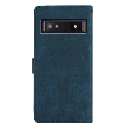 For Google Pixel 9a Case with Card Clots Skin-Touch PU Leather Phone Cover Stand