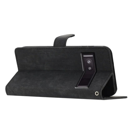 For Google Pixel 9a Case with Card Clots Skin-Touch PU Leather Phone Cover Stand