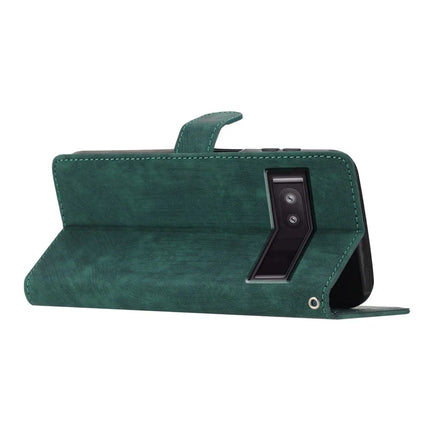 For Google Pixel 9a Case with Card Clots Skin-Touch PU Leather Phone Cover Stand