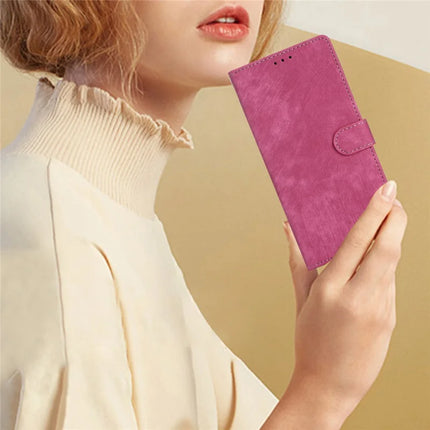 For Google Pixel 9a Case with Card Clots Skin-Touch PU Leather Phone Cover Stand