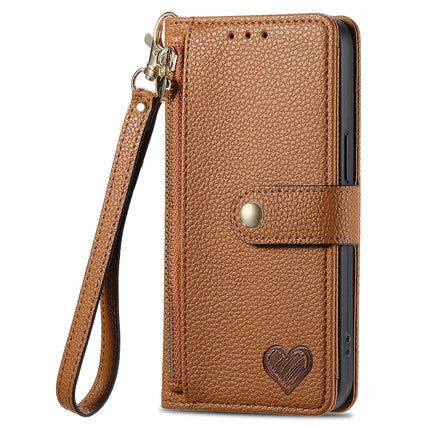 RFID Blocking Case For Honor X7c 4G / 200 Smart 5G / Play 60 Plus 5G Zipper Pocket Leather Wallet Phone Cover