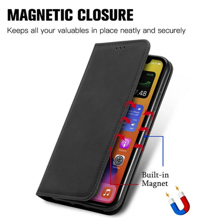 For Honor 200 Smart 5G / X7c 4G / Play 60 Plus 5G Case Skin Touch Feeling Leather Card Holder Phone Cover Magnetic Absorption