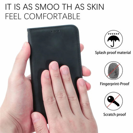 For Honor 200 Smart 5G / X7c 4G / Play 60 Plus 5G Case Skin Touch Feeling Leather Card Holder Phone Cover Magnetic Absorption