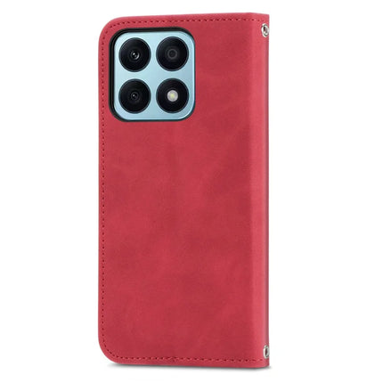 For Honor 200 Smart 5G / X7c 4G / Play 60 Plus 5G Case Skin Touch Feeling Leather Card Holder Phone Cover Magnetic Absorption