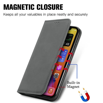 For Honor 200 Smart 5G / X7c 4G / Play 60 Plus 5G Case Skin Touch Feeling Leather Card Holder Phone Cover Magnetic Absorption