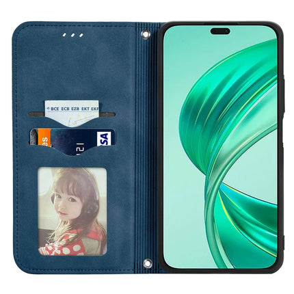 For Honor 200 Smart 5G / X7c 4G / Play 60 Plus 5G Case Skin Touch Feeling Leather Card Holder Phone Cover Magnetic Absorption