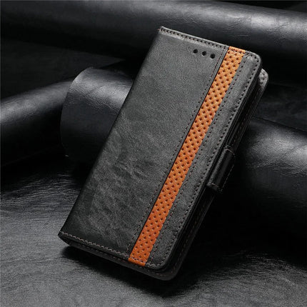 CASENEO 002 Series Case For Honor X7c 4G / 200 Smart 5G / Play 60 Plus 5G Stand Wallet Splicing PU Leather Cover