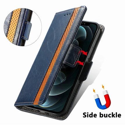 CASENEO 002 Series Case For Honor X7c 4G / 200 Smart 5G / Play 60 Plus 5G Stand Wallet Splicing PU Leather Cover