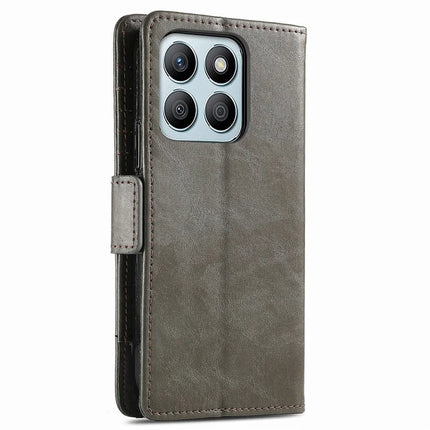 CASENEO 002 Series Case For Honor X7c 4G / 200 Smart 5G / Play 60 Plus 5G Stand Wallet Splicing PU Leather Cover