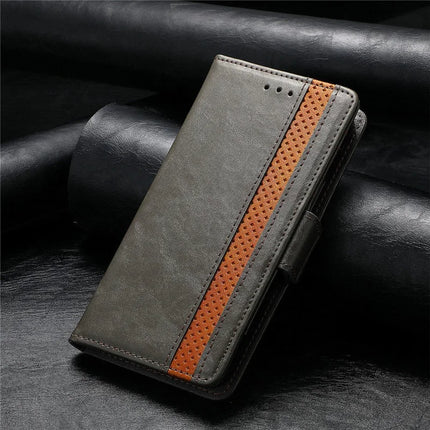 CASENEO 002 Series Case For Honor X7c 4G / 200 Smart 5G / Play 60 Plus 5G Stand Wallet Splicing PU Leather Cover
