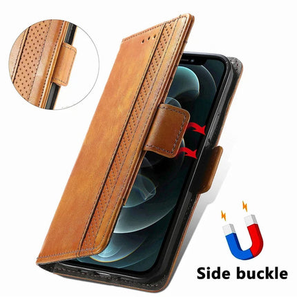 CASENEO 002 Series Case For Honor X7c 4G / 200 Smart 5G / Play 60 Plus 5G Stand Wallet Splicing PU Leather Cover