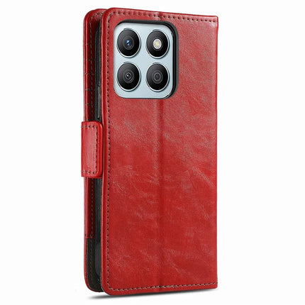 CASENEO 002 Series Case For Honor X7c 4G / 200 Smart 5G / Play 60 Plus 5G Stand Wallet Splicing PU Leather Cover