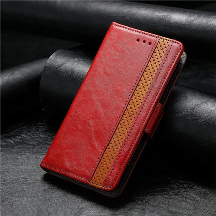 CASENEO 002 Series Case For Honor X7c 4G / 200 Smart 5G / Play 60 Plus 5G Stand Wallet Splicing PU Leather Cover