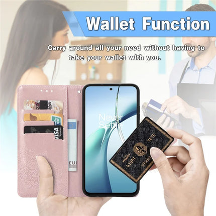Wallet Case For Honor X7c 4G / 200 Smart 5G / Play 60 Plus 5G Mandala Flower Leather Phone Cover Stand View