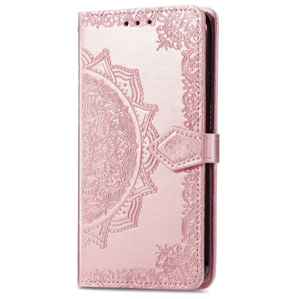 Wallet Case For Honor X7c 4G / 200 Smart 5G / Play 60 Plus 5G Mandala Flower Leather Phone Cover Stand View