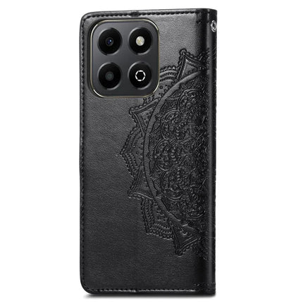 Wallet Case For Honor X7c 4G / 200 Smart 5G / Play 60 Plus 5G Mandala Flower Leather Phone Cover Stand View