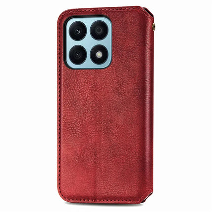 PU Leather Case For Honor X7c 4G / 200 Smart 5G / Play 60 Plus 5G Rhombus Imprint Wallet Stand Phone Cover
