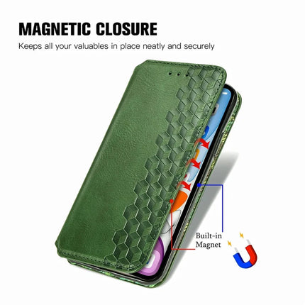 PU Leather Case For Honor X7c 4G / 200 Smart 5G / Play 60 Plus 5G Rhombus Imprint Wallet Stand Phone Cover