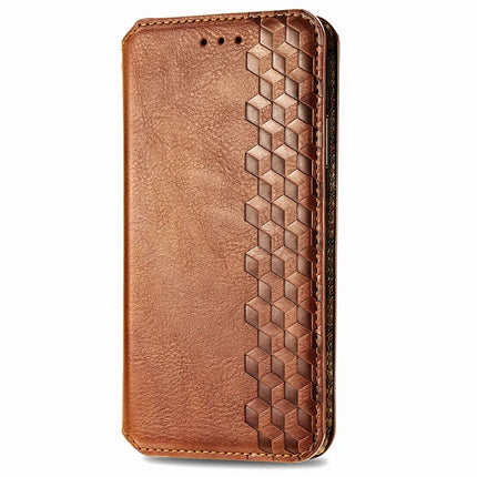 PU Leather Case For Honor X7c 4G / 200 Smart 5G / Play 60 Plus 5G Rhombus Imprint Wallet Stand Phone Cover