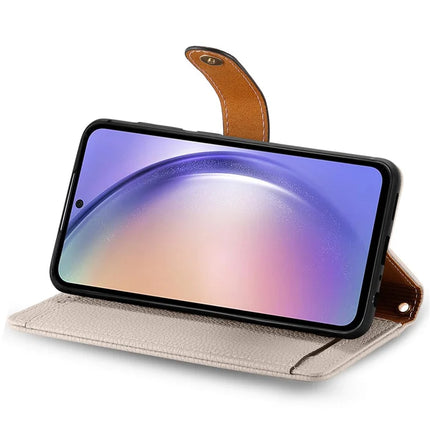 For Samsung Galaxy A36 5G / A56 5G Case RFID Blocking Zipper Pocket Leather Wallet Phone Cover