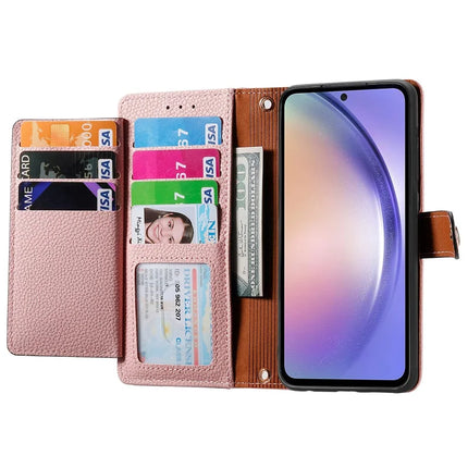 For Samsung Galaxy A36 5G / A56 5G Case RFID Blocking Zipper Pocket Leather Wallet Phone Cover