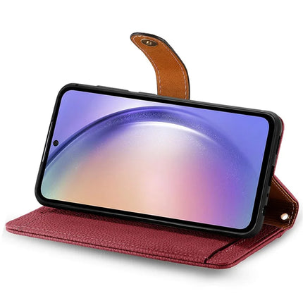 For Samsung Galaxy A36 5G / A56 5G Case RFID Blocking Zipper Pocket Leather Wallet Phone Cover
