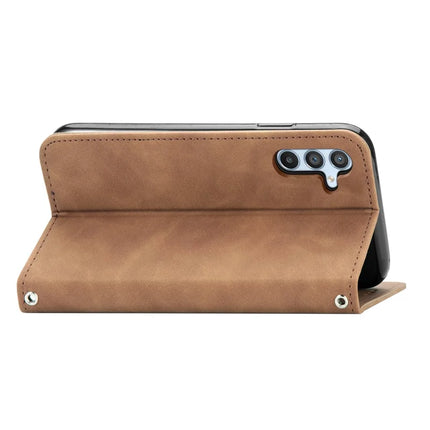 For Samsung Galaxy A36 5G / A56 5G Case Skin Touch Feeling Leather Card Holder Phone Cover Magnetic Absorption