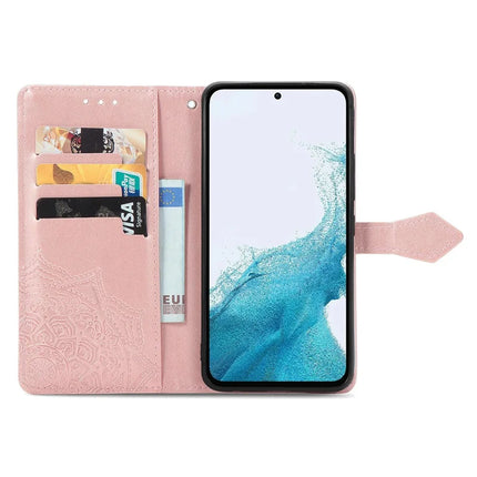 For Samsung Galaxy A36 5G / A56 5G Wallet Case Mandala Flower Leather Phone Cover Stand View