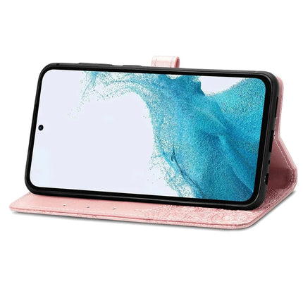 For Samsung Galaxy A36 5G / A56 5G Wallet Case Mandala Flower Leather Phone Cover Stand View