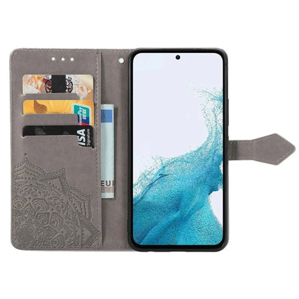 For Samsung Galaxy A36 5G / A56 5G Wallet Case Mandala Flower Leather Phone Cover Stand View