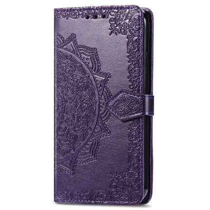 For Samsung Galaxy A36 5G / A56 5G Wallet Case Mandala Flower Leather Phone Cover Stand View