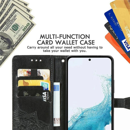 For Samsung Galaxy A36 5G / A56 5G Wallet Case Mandala Flower Leather Phone Cover Stand View