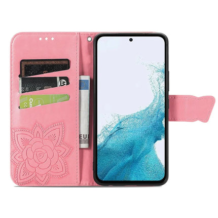 For Samsung Galaxy A36 5G / A56 5G Case PU Leather Wallet Phone Cover Butterfly Pattern