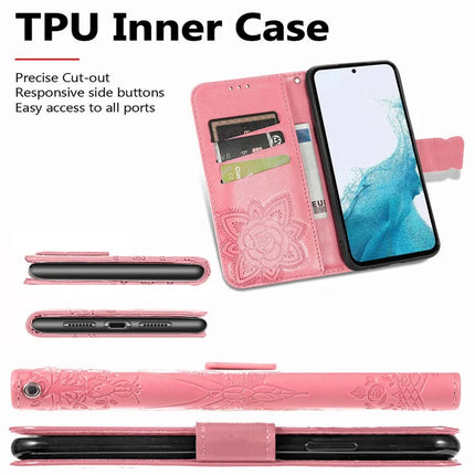 For Samsung Galaxy A36 5G / A56 5G Case PU Leather Wallet Phone Cover Butterfly Pattern