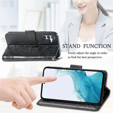 For Samsung Galaxy A36 5G / A56 5G Case PU Leather Wallet Phone Cover Butterfly Pattern