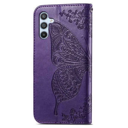 For Samsung Galaxy A36 5G / A56 5G Case PU Leather Wallet Phone Cover Butterfly Pattern