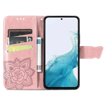 For Samsung Galaxy A36 5G / A56 5G Case PU Leather Wallet Phone Cover Butterfly Pattern