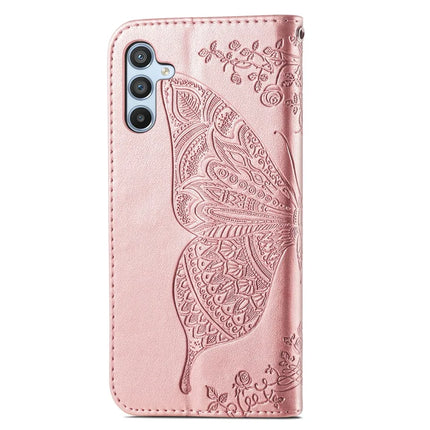 For Samsung Galaxy A36 5G / A56 5G Case PU Leather Wallet Phone Cover Butterfly Pattern
