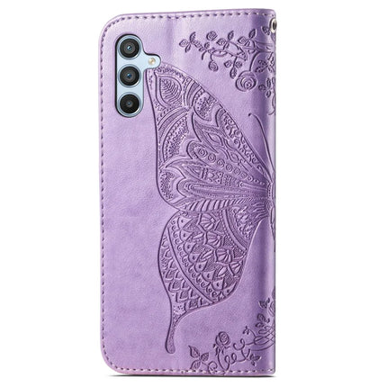 For Samsung Galaxy A36 5G / A56 5G Case PU Leather Wallet Phone Cover Butterfly Pattern